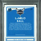2020 PANINI DONRUSS OPTIC #153 LaMELO BALL FAST BREAK PURPLE PSA 10