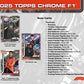 2025 Topps Chrome F1 Formula 1 Hobby Box (Presell)