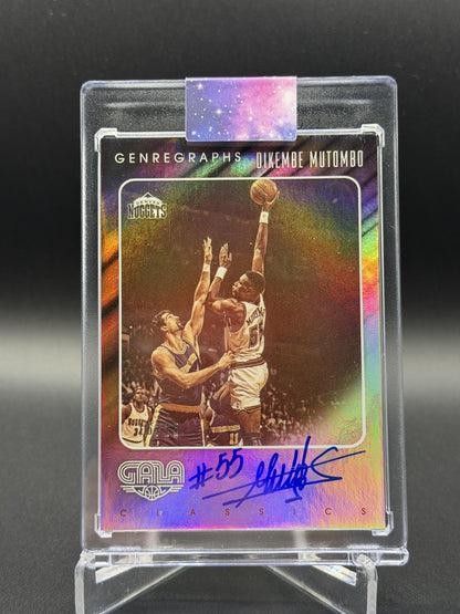 2015-16 Panini Gala #36 Dikembe Mutombo /25 Genregraphs Classics Auto