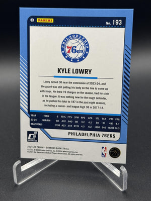 2024-25 Donruss #193 Kyle Lowry Choice Black Gold #/8