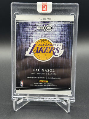 2024-25 Panini #EBI-PAU Noir Pau Gasol Emblazoned Ink Auto /75