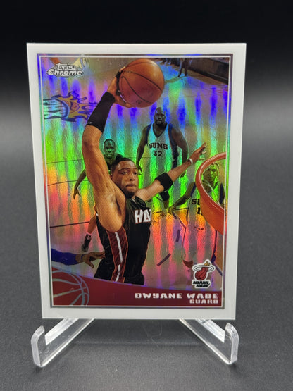 2009-10 Topps #51 Dwyane Wade Chrome Refractors #/500
