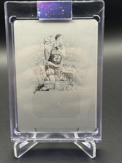 2019-20 National Treasures #20 John Collins Treasured Threads Printing Plate 1/1