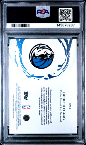 2025-26 Topps #GN-1 Cooper Flagg Generation Now PSA 10