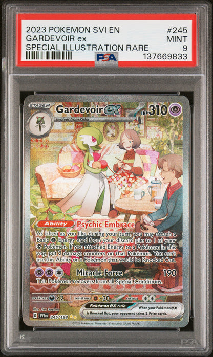 2023 Pokemon SVI #245 Gardevoir Ex Special Illustration Rare PSA 9