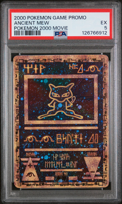 2000 Pokemon Game Movie Ancient Mew Pokemon 2000 Movie PSA 5