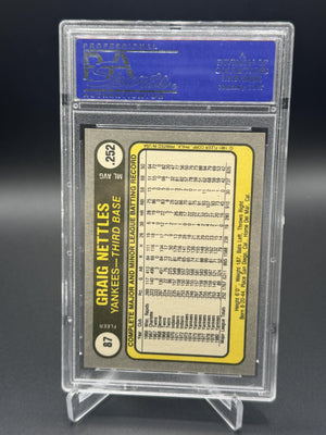 1981 Fleer #87 Graig Nettles PSA 9