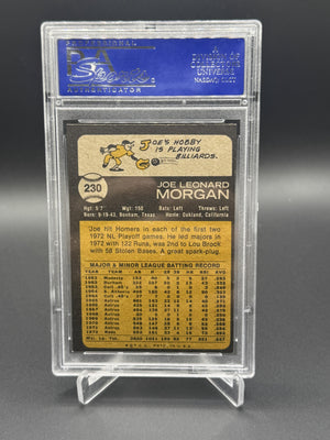 1973 Topps #230 Joe Morgan PSA 8