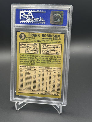 1967 Topps #100 Frank Robinson PSA 8