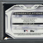 2020 Bowman Sterling Die-Cut Auto Bobby Witt Jr. Bowman Black Refractor /5 PSA 9