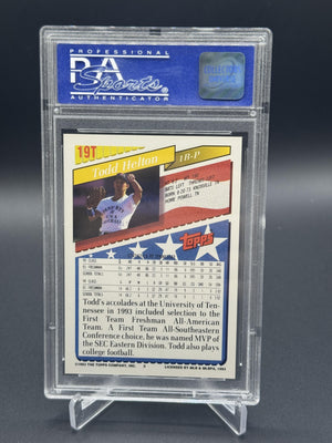 1993 Topps Traded #19T Todd Helton Rookie RC PSA 10