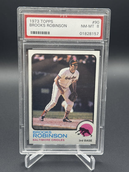 1973 Topps #90 Brooks Robinson PSA 8