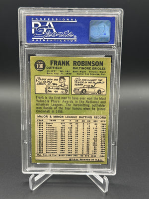 1967 Topps #100 Frank Robinson PSA 7