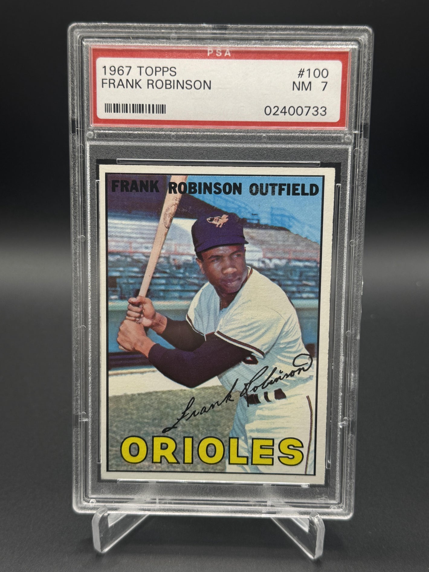 1967 Topps #100 Frank Robinson PSA 7