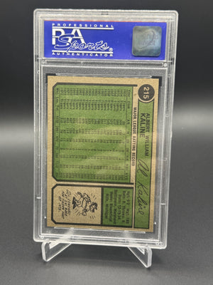 1974 Topps #215 Al Kaline PSA 8