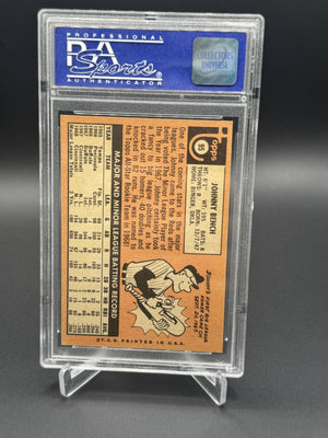 1969 Topps All-Star Rookie #95 Johnny Bench PSA 8