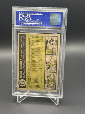1961 Topps #517 Willie McCovey PSA 9