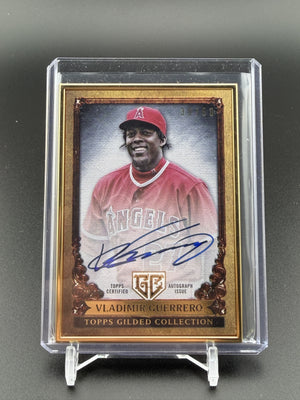 2023 Topps Gilded Vladimir Guerrero Gallery of Gold Auto /50