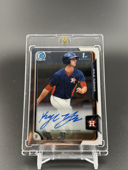 2015 Bowman Draft #BCA-KT Kyle Tucker Chrome Draft Pick Auto #1