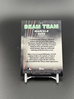2025 Stadium Club #BT-5 Marcelo Mayer Beam Team