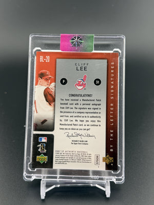 2007 SP Authentic #BL-20 Cliff Lee By the Letter Signatures #/75