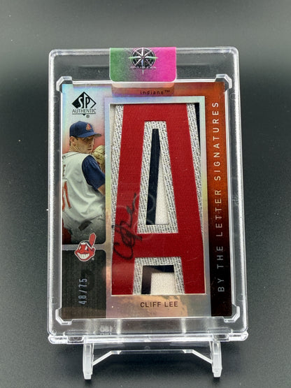 2007 SP Authentic #BL-20 Cliff Lee By the Letter Signatures #/75