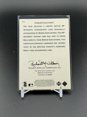 1998 SP Authentic #NG Nomar Garciaparra Chirography