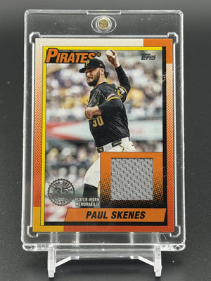 2025 Topps Update #90RU-PS Paul Skenes 1990 35th Anniversary Relics