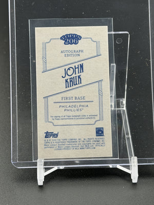2024 Topps 206 #NNO John Kruk Autographs