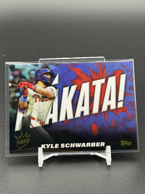 2025 Topps #PLAK-46 Kyle Schwarber Plakata