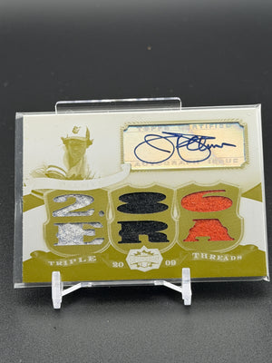 2009 Topps Triple Threads Jim Palmer Relic Auto White Whale Printing Plate 1/1