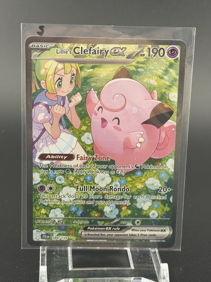 Pokemon SV09: Journey Together #184/159 Lillie's Clefairy ex #2