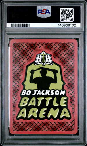 2025 Bo Jackson Battle Arena #111 Darren Woodson Auto Battlefoil-Fire /50 PSA 10