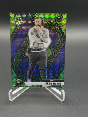 2025 Panini Mosaic #238 Sean McVay Mosaic Green Spectris #/13