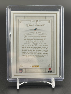 2014 Panini Flawless #87 Ryan Tannehill Patches Autographs #/25