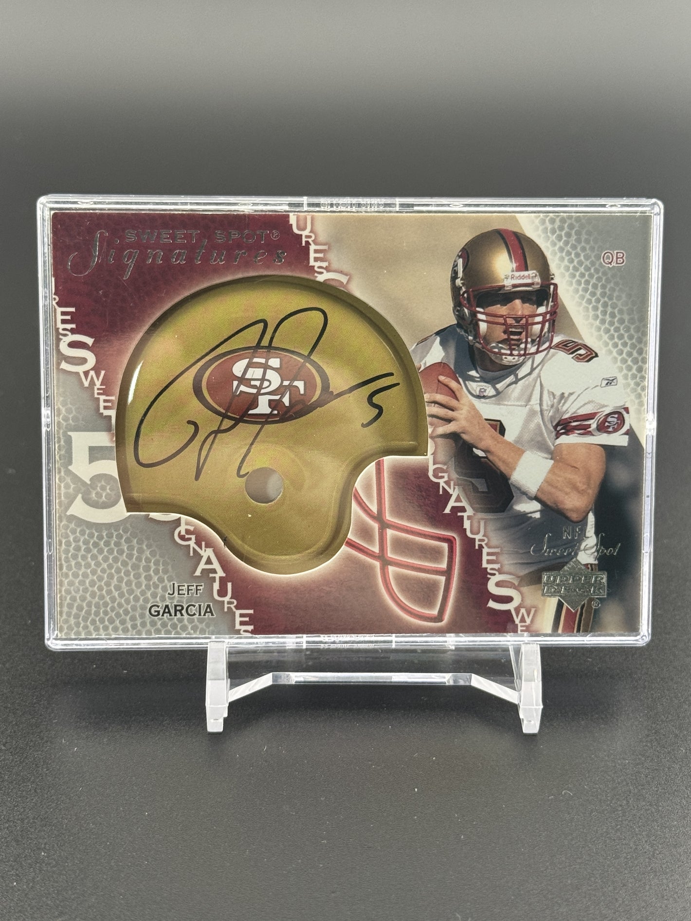 2003 Upper Deck Sweet Spot #SS-JG Jeff Garcia Signatures