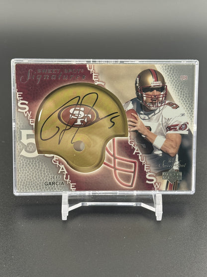 2003 Upper Deck Sweet Spot #SS-JG Jeff Garcia Signatures