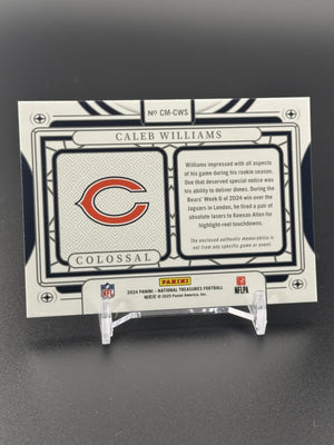 2024 National Treasures Caleb Williams Colossal Materials Holo Silver /25 PC