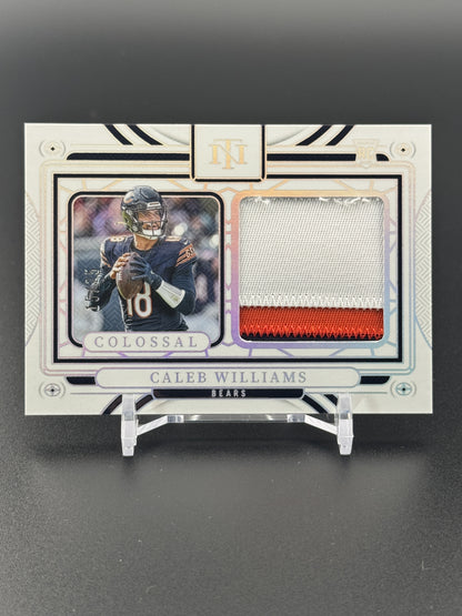 2024 National Treasures Caleb Williams Colossal Materials Holo Silver /25 PC