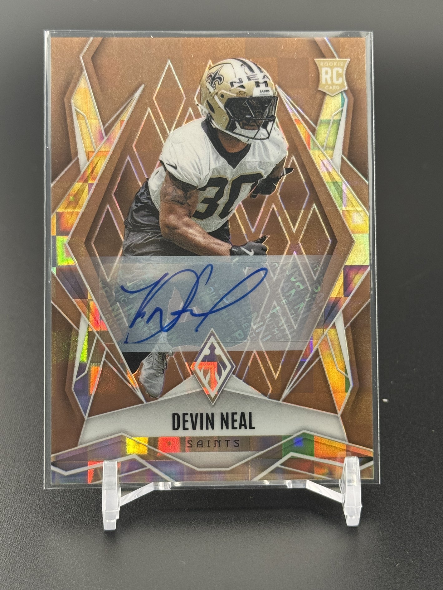 2025 Phoenix #207 Devin Neal Base Rookie Autographs Bronze Pandora Prizm /99