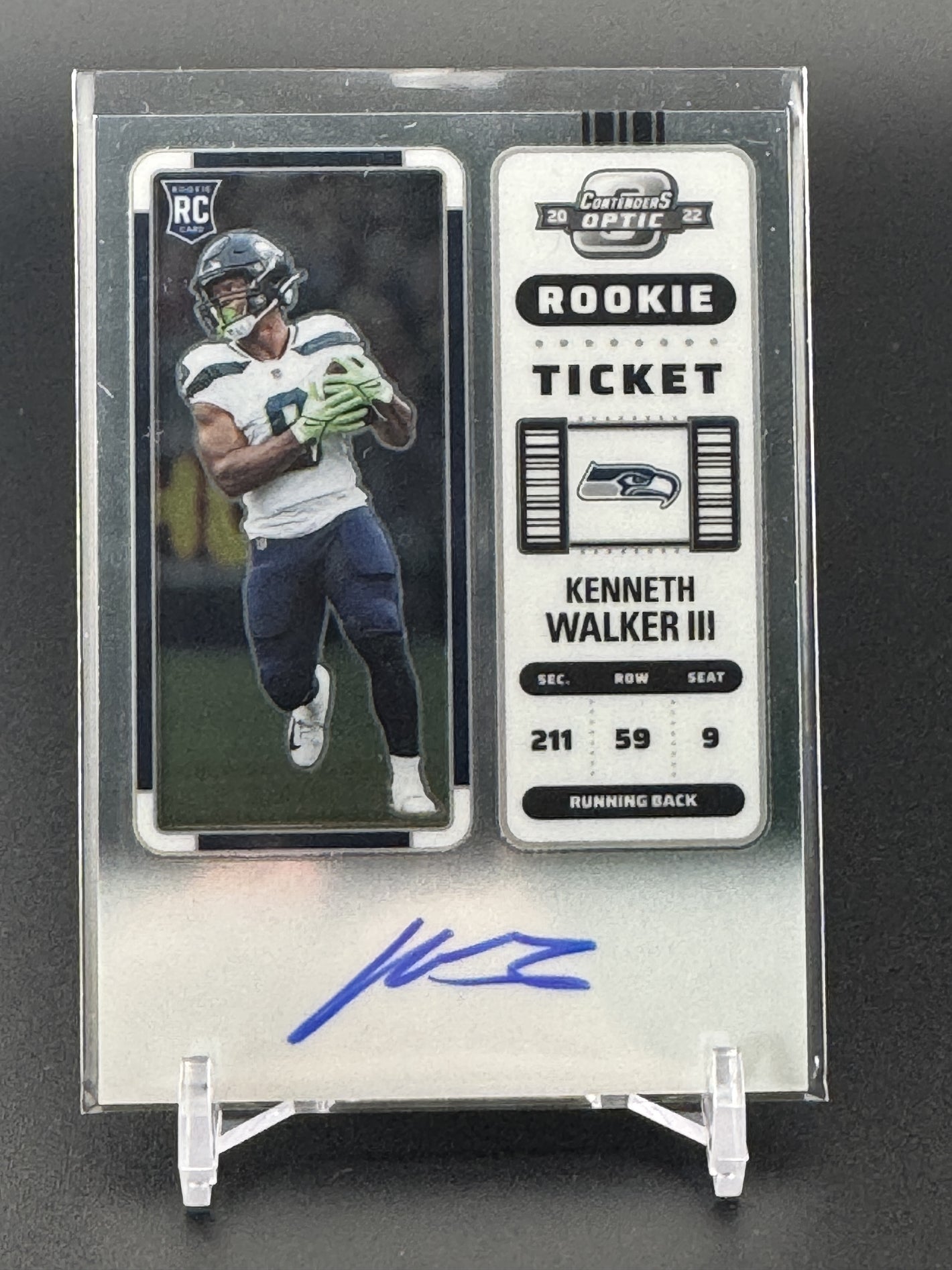 2022 Panini Contenders Optic #126 Kenneth Walker III