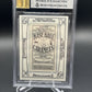 2010 Topps 206 #ACA-AP Albert Pujols Mini Framed American Caramel Auto BGS 9