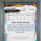 2024 Topps Finest #RFA-DM Drake Maye Rookie Finest Autographs PSA 9