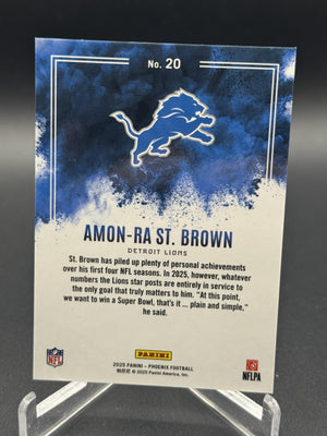 2025 Panini Phoenix #20 Amon-Ra St. Brown Color Blast