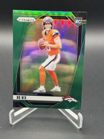 2024 Panini Prizm #309 Bo Nix Rookie RC Green