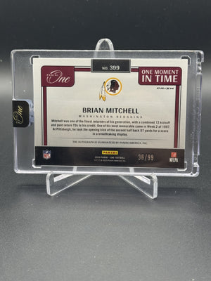 2024 Panini One #399 Brian Mitchell Moment In Time Auto /99