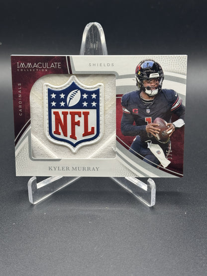 2025 Panini Immaculate Collection #IL-KMY Kyler Murray Immaculate Shields #/5