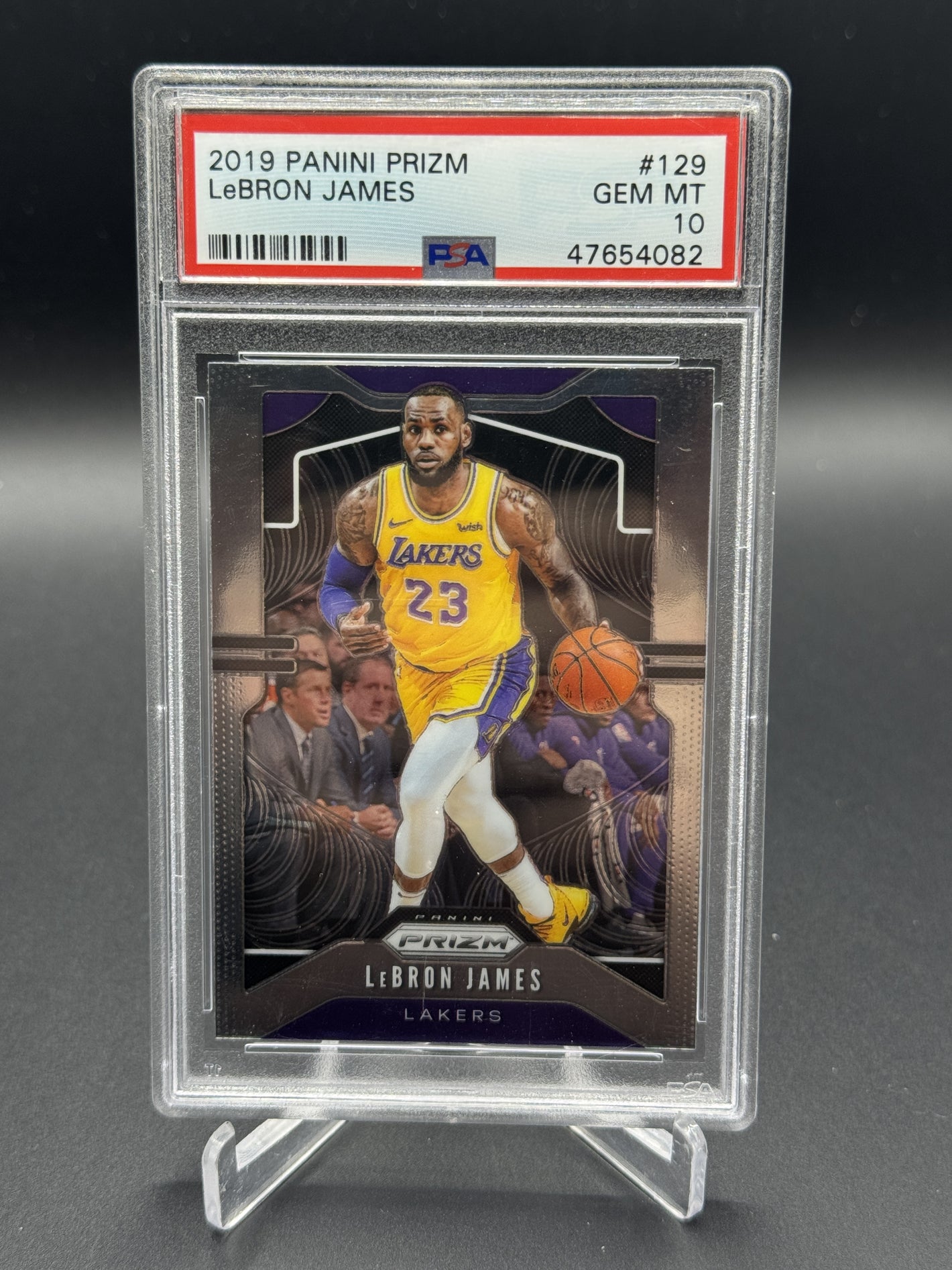 2019-20 Panini Prizm #129 LeBron James PSA 10