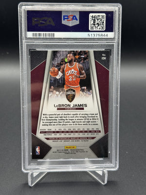 2017-18 Panini Prizm #191 LeBron James PSA 10