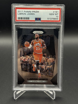 2017-18 Panini Prizm #191 LeBron James PSA 10